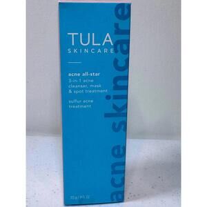 TULA Skincare Acne All-Star 3-in-1 Cleanser, Mask t